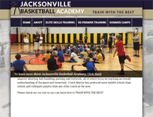 Tablet Screenshot of jacksonvillebasketballacademy.com